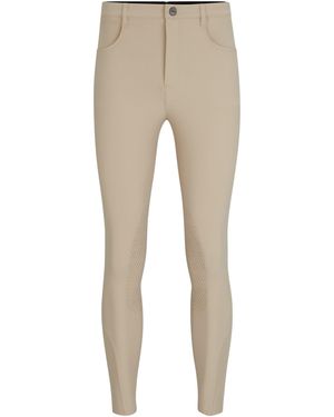 BOSS Equestrian Knee-Grip Breeches - Natural