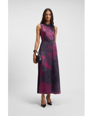 BOSS Patterned Women's Business Dresses Size 4 - Red