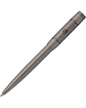 BOSS Bolígrafo De Tono Gunmetal Con Acabado Tallado A Diamante Y Detalle Double B - Marrón