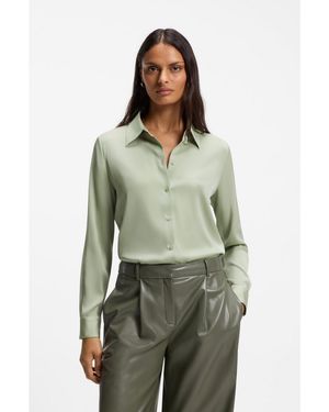 BOSS Regular-Fit Blouse - Green