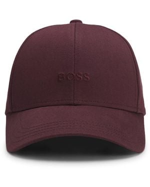 BOSS Cap Mit Logo-Stickerei - Lila