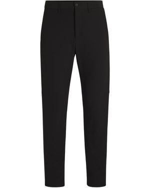 BOSS Regular-Fit Trousers - Black