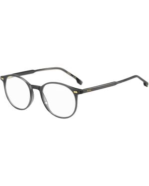BOSS Dark- Optical Frames With-Tone Trims - Metallic