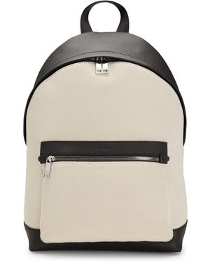 Sac à Dos BOSS Homme - Logo Devant - Poche Mesh Avant - 48x31x25 Cm - Fermeture Zip