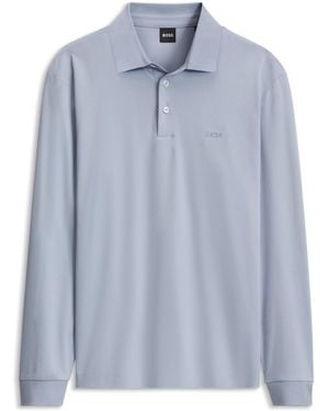 BOSS Cotton Polo Shirt - Blue