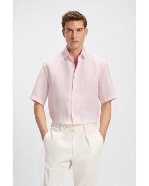 BOSS Beckham X Relaxed-Fit Shirt - Pink