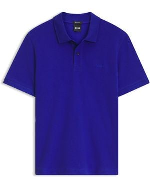 BOSS Veelzijdige Polo Van Zacht Katoen - Blauw