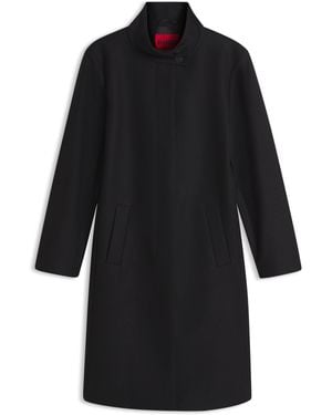 HUGO Cappotto Regular Fit - Nero