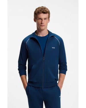 BOSS Zip-Up Jacket - Blue