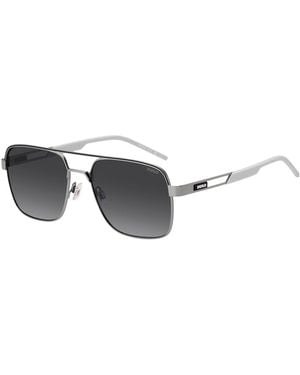 HUGO Double-Bridge Sunglasses - Black