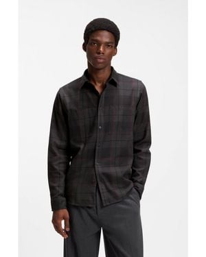 HUGO Relaxed-Fit Shirt - Black