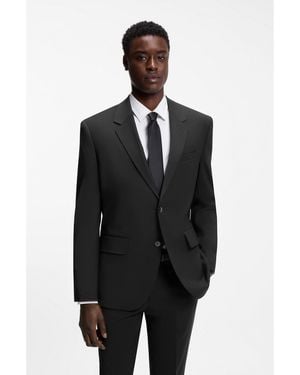 HUGO Modern-Fit Suit Jacket - Black