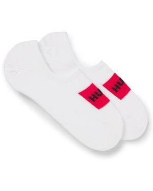 HUGO Invisible Cotton Blend Low-Cut Socks - Red
