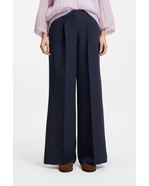 BOSS Wide-Leg Trousers - Blue