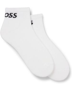 BOSS Two-Pack Of Ankle-Length Socks - White