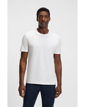BOSS Slim-Fit Short-Sleeved T-Shirt - White