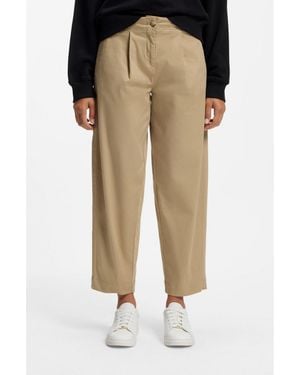 BOSS Loose-Fit Chinos - Natural