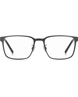 HUGO Monture Optique En Acier Inoxydable Mat - Noir