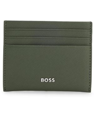 BOSS Pasjeshouder Met Logoletters - Groen
