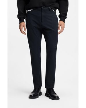 HUGO Slim-Fit Trousers - Black