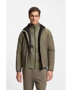 BOSS Khaki Men's Casual Jackets Size M - Green