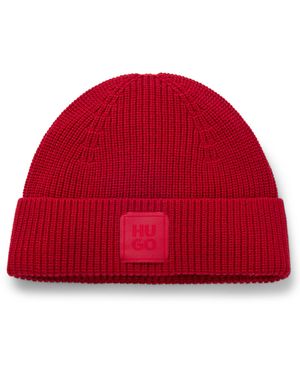 HUGO Red Women's Hats And Gloves Size Pcs. - Black