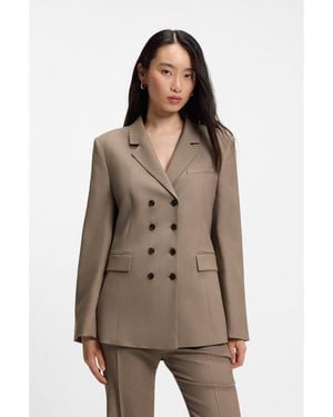 BOSS Slim-Fit Blazer - Brown