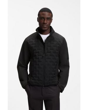 BOSS Water-Repellent Jacket With Certified Down Filling - Black