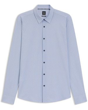 BOSS Slim-Fit Shirt - Blue