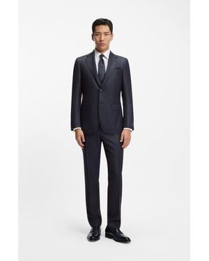 BOSS Dark Blue Men's Business Suits Size 36r