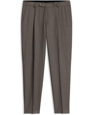 BOSS Tapered-Fit Trousers - Grey