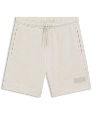BOSS Shorts Relaxed Fit En Felpa De Rizo De Algodón - Neutro