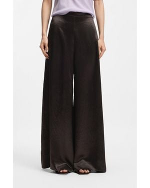 BOSS Relaxed-Fit Trousers - Black
