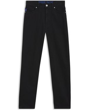 HUGO Jeans Estilo Mom De Denim Elástico - Negro