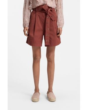 BOSS Dark Red Women's Shorts Size 4