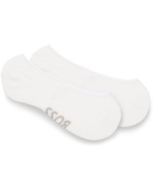 BOSS Two-Pack Of Invisible Socks - White