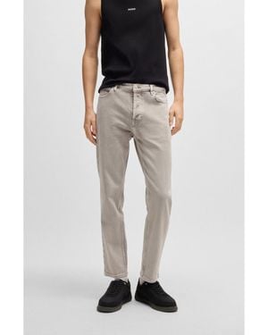HUGO Tapered-Fit Jeans - Black
