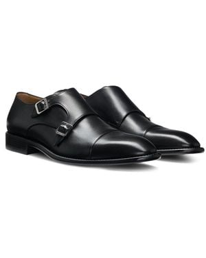 BOSS Monkstraps Aus Leder Mit Doppelriemchen - Schwarz