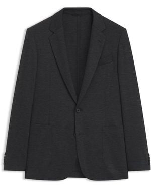 BOSS By Beckham Cazadora Jaspeada De Lana Virgen Italiana - Negro
