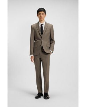 HUGO Two-Piece Slim-Fit Suit - White