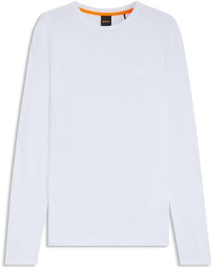 BOSS Long-Sleeved T-Shirt - White