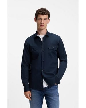 BOSS Heritage Casual-Fit Shirt - Blue