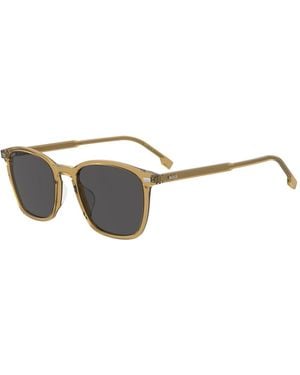 BOSS Transparent- Sunglasses With Lenses - Natural