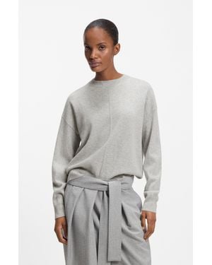 BOSS Light Gray Women's Sweaters Size S