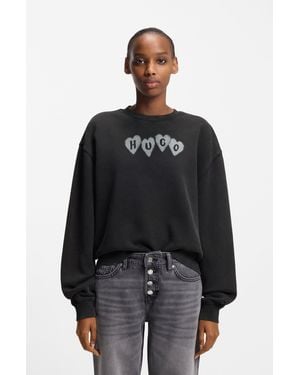 HUGO Black Women's Sweatshirts Size S