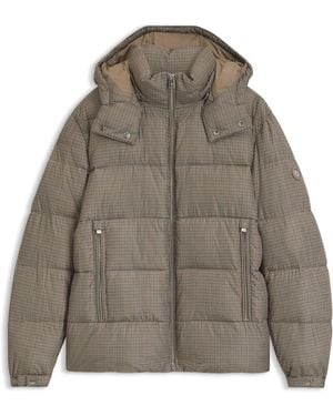 BOSS Gemusterte Legere Jacke Für Modernes Layering - Braun