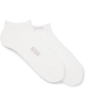 BOSS Two-Pack Of Ankle Socks - White