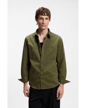HUGO Relaxed-Fit Shirt - Green