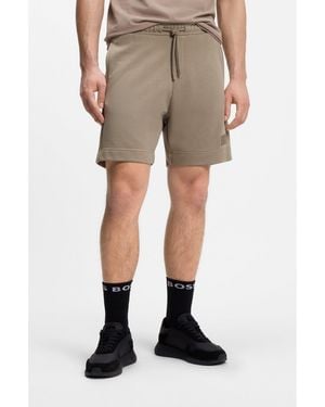BOSS Relaxed-Fit Shorts - Natural