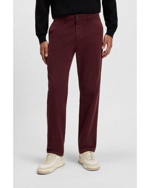 BOSS Regular-Fit Chinos - Red
